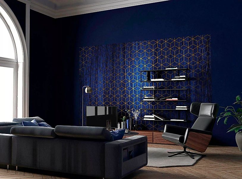 KOMAR Vlies Fototapete - Mystique Bleu - Größe 400 x 280 cm mehrfarbig günstig online kaufen