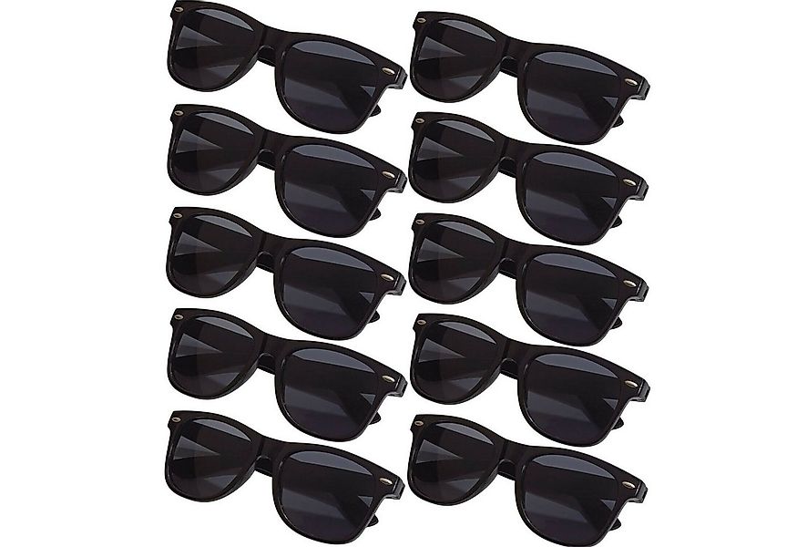 TSB Werk Sonnenbrille 1-10 Sonnenbrille Pilotenbrille Retro Nerd Horn (10-S günstig online kaufen