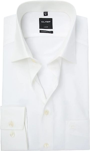 OLYMP Luxor Hemd Gebrochenes Weiß Modern Fit - Größe 43 günstig online kaufen