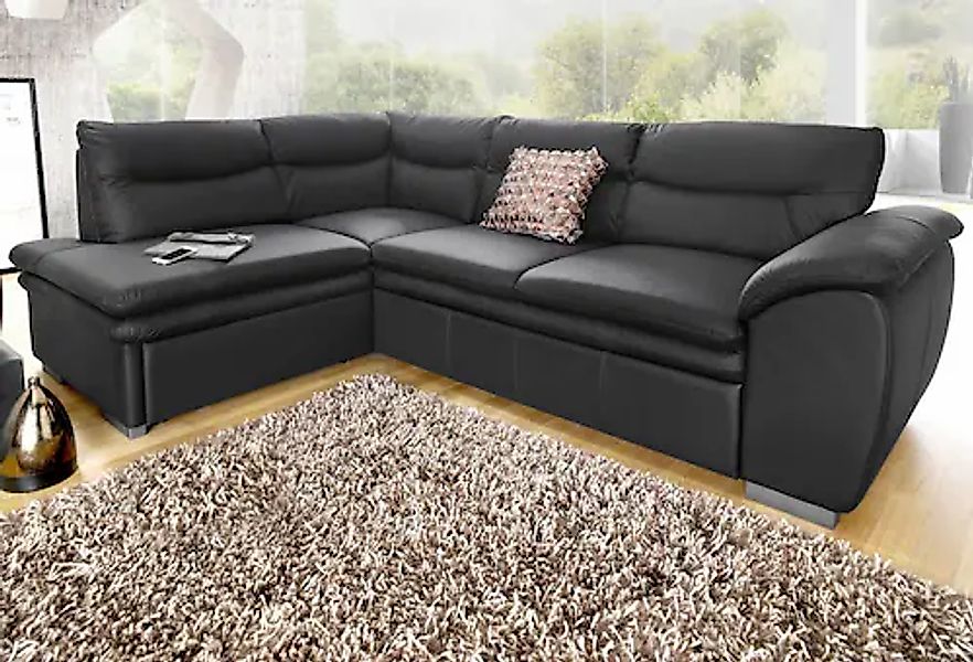COTTA Ecksofa »Leandra L-Form«, wahlweise mit Bettfunktion & Bettkasten günstig online kaufen