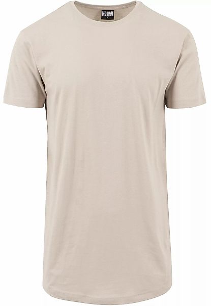 URBAN CLASSICS Kurzarmshirt "Urban Classics Herren Shaped Long Tee" günstig online kaufen