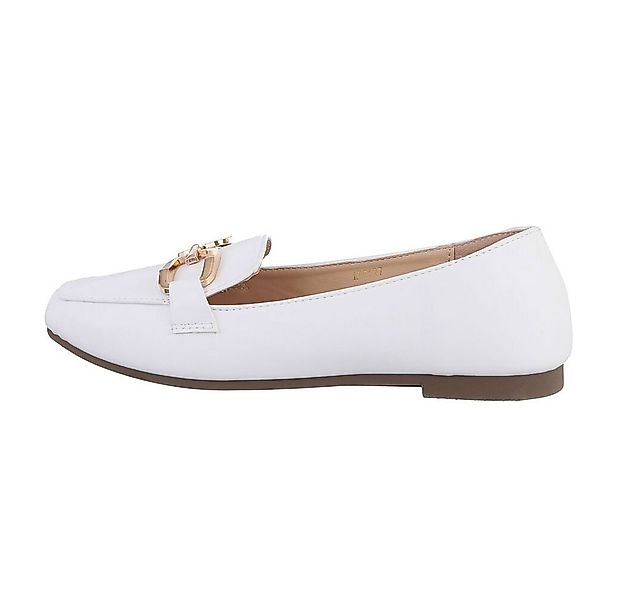 Ital-Design Damen Mokassins Freizeit Slipper (79359305) Blockabsatz Mokassi günstig online kaufen