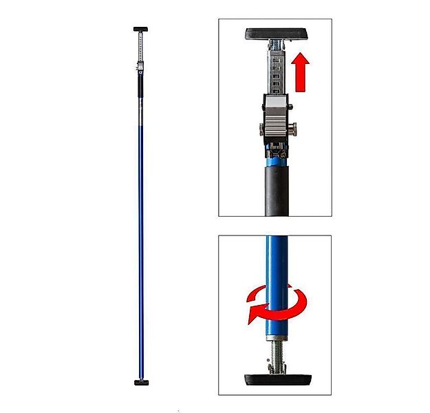 ALLEGRA Stützelement Montagestütze, Teleskopstange AB-175 (blau), 1-St. günstig online kaufen