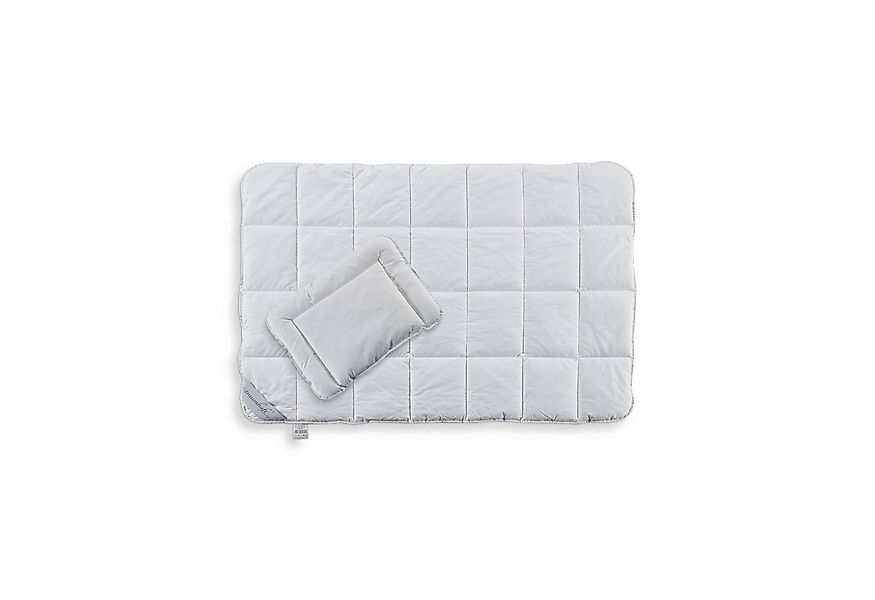 Betten-ABC Bettdecke + Kopfkissen für Babys- und Kinder mit Karo-Steppung, günstig online kaufen