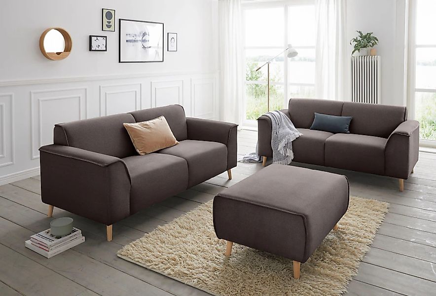 andas 2,5-Sitzer "Janek Scandic Design, elegant und zeitlos", mit Federkern günstig online kaufen