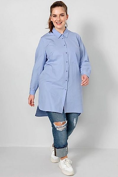 Sara Lindholm Longbluse Longbluse A-Line Hemdkragen Langarm günstig online kaufen