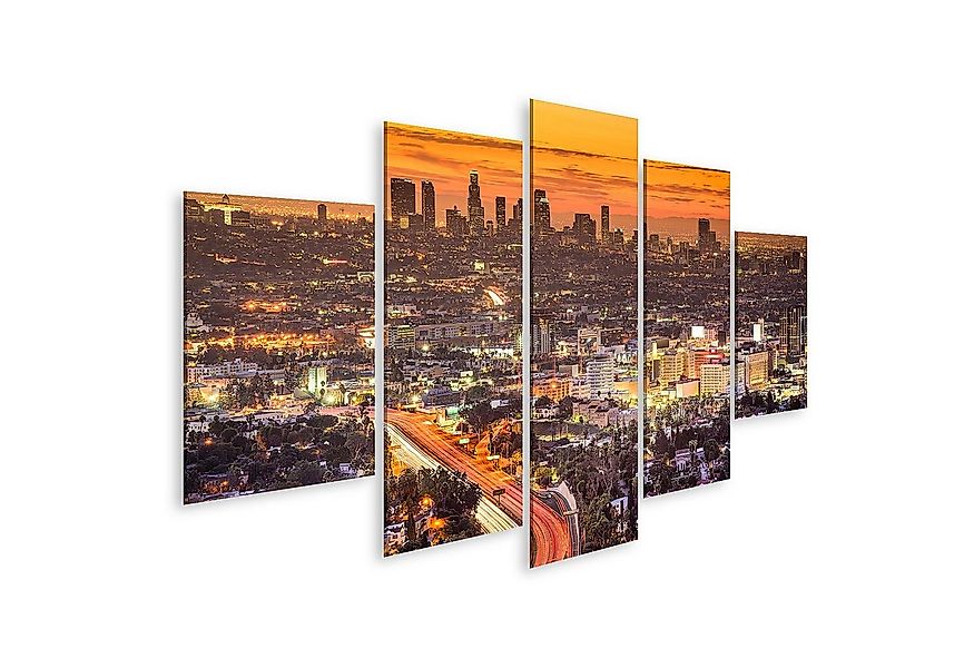 islandburner Leinwandbild Bild auf Leinwand Los Angeles Kalifornien Usa Dow günstig online kaufen