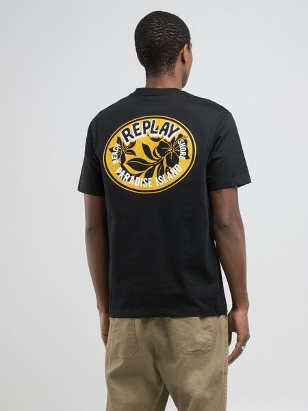 Replay T-Shirt mit Backprint günstig online kaufen