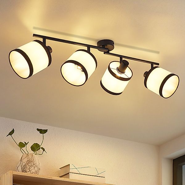 Nettlife Deckenstrahler 1/2//3/4/6 Flammig Schwarz Vintage günstig online kaufen