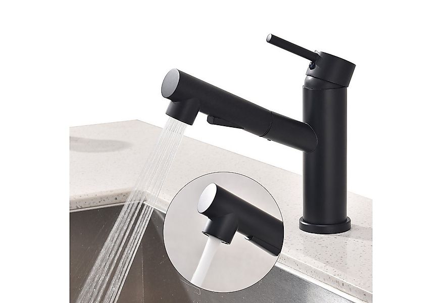 HOMELIVE Küchenarmatur Ausziehbarer Küchenhahn Wasserhahn für Küchenspüle ( günstig online kaufen