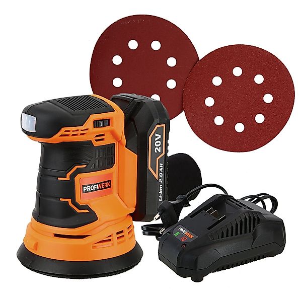 Profiwerk Akku-Exzenterschleifer PWES-01-Kit 20V, 125 mm, günstig online kaufen