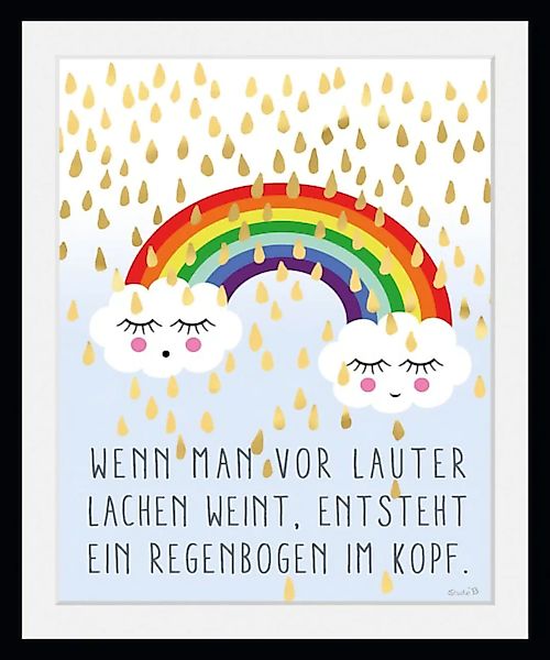 queence Bild "Regenbogen im Kopf", Wolken, (1 St.) günstig online kaufen