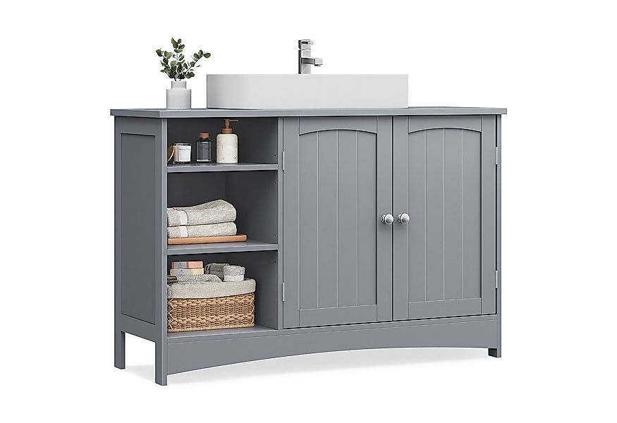 VASAGLE Waschbeckenunterschrank Unterschrank Badezimmerschrank extra lang, günstig online kaufen