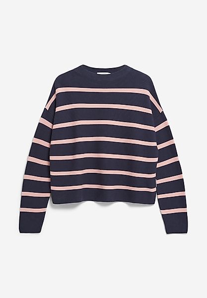 Armedangels Rundhalspullover MERINAA STRIPES günstig online kaufen