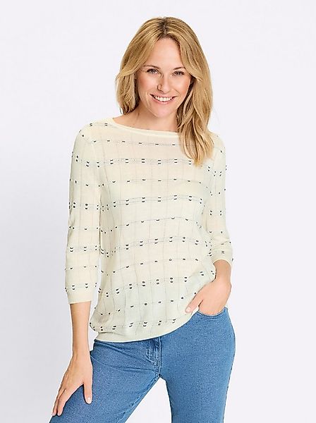 Sieh an! Strickpullover 3/4-Arm-Pullover 3/4-Arm günstig online kaufen