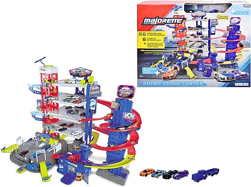 majORETTE Spiel-Parkgarage Super Chase Center, mit günstig online kaufen