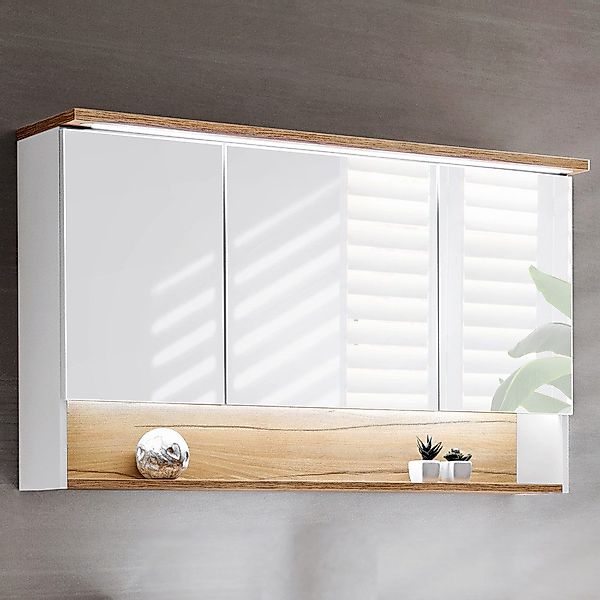 Lomadox Spiegelschrank BERMUDA-56 Badezimmer 120cm LED- günstig online kaufen