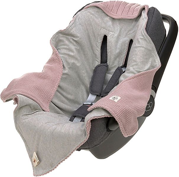 Einschlagdecke Einschlagdecke für Babyschale, dusty pink, günstig online kaufen