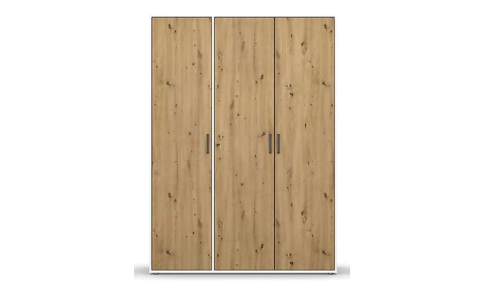 Drehtürenschrank  Yarm ¦ weiß ¦ Maße (cm): B: 140 H: 194 Schränke > Kleider günstig online kaufen