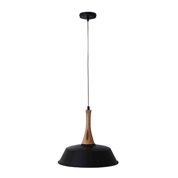Näve Pendelleuchte Culum Schwarz Ø 36 cm x 120 cm günstig online kaufen