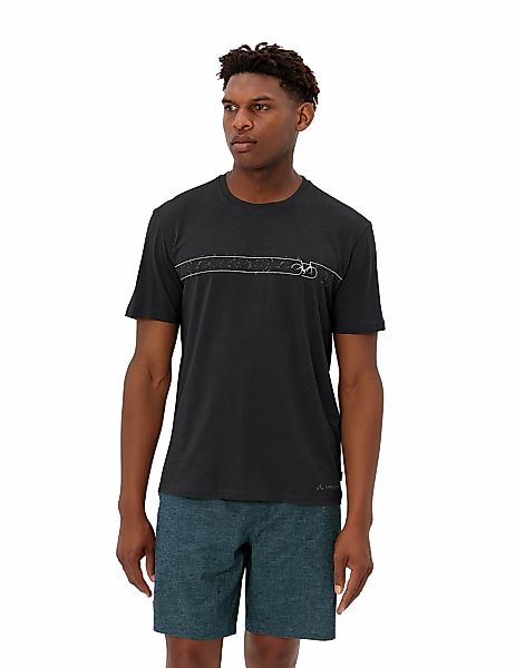 VAUDE Funktionsshirt "MENS CYCLIST T-SHIRT V", Fahrradshirt mit Print günstig online kaufen