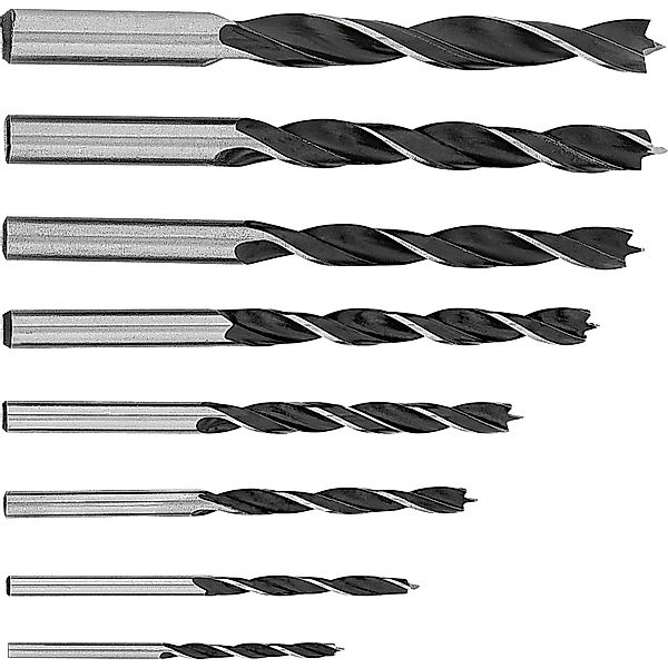 LUX-TOOLS Holzbohrer-Set 8-teilig günstig online kaufen