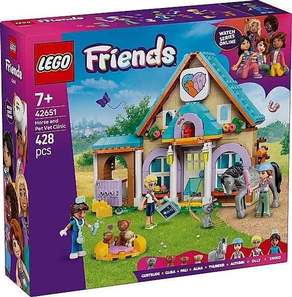 LEGO® 42651 Tierarztpraxis für Pferde und Haustiere Konstruktionsspielstein günstig online kaufen