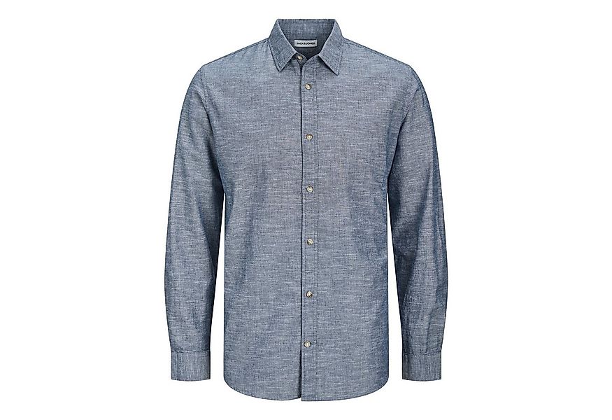 Jack & Jones Langarmhemd JJESUMMER Shirt LS SN in Leinenoptik günstig online kaufen