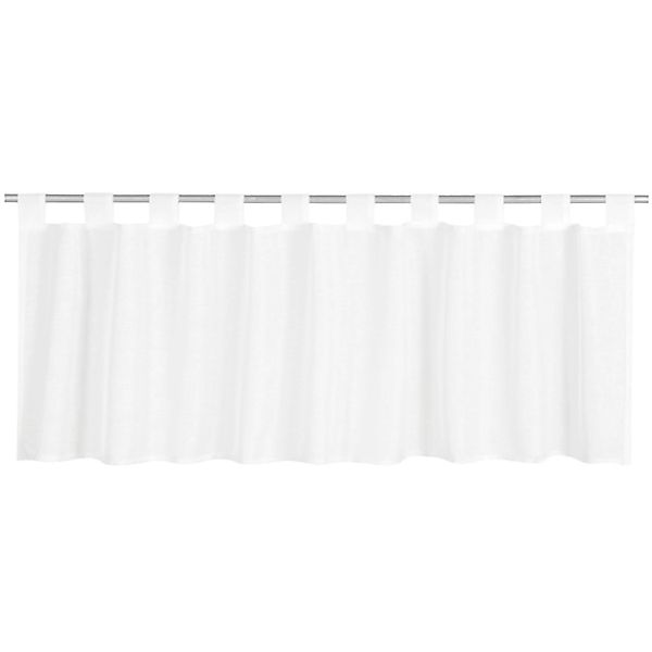 Bestgoodies Vorhang (1 St), Schlaufen, transparent, Voile, Schlaufen-Bistro günstig online kaufen