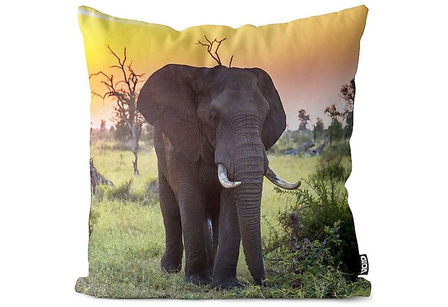 VOID Kissenbezug, (1 Stück), Elefant Sonnenuntergang Kissenbezug Elefant Af günstig online kaufen