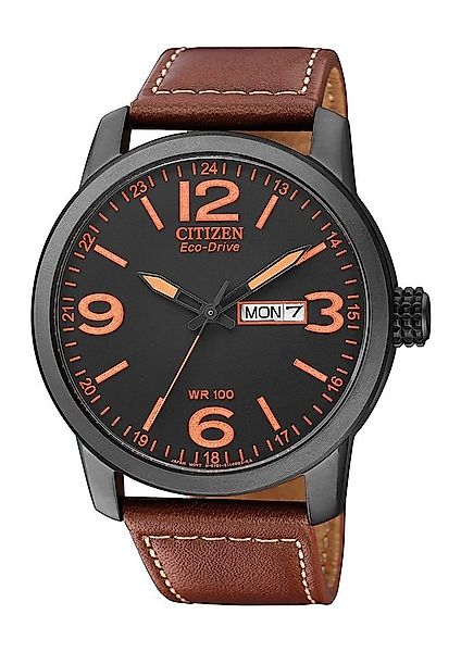 Citizen Solaruhr BM8476-07EE, Armbanduhr, Herrenuhr, Ledearmband, günstig online kaufen