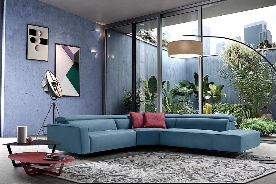 Egoitaliano Ecksofa "Stefanie-e, Designsofa der Extraklasse, bequem mit hoh günstig online kaufen
