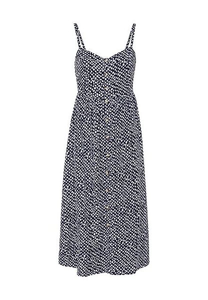 LASCANA Sommerkleid aus Leinenmix, Midikleid mit Zierknopfleiste, Strandkle günstig online kaufen