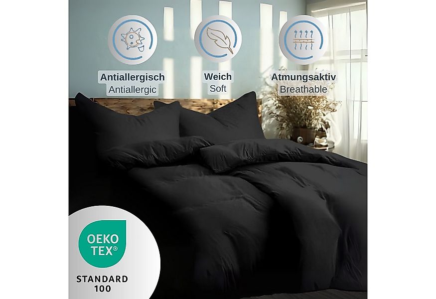 Komfortec Bettwäsche Premium, 135 x 200 bis 220 x 240 cm, 6 verschiedene Gr günstig online kaufen
