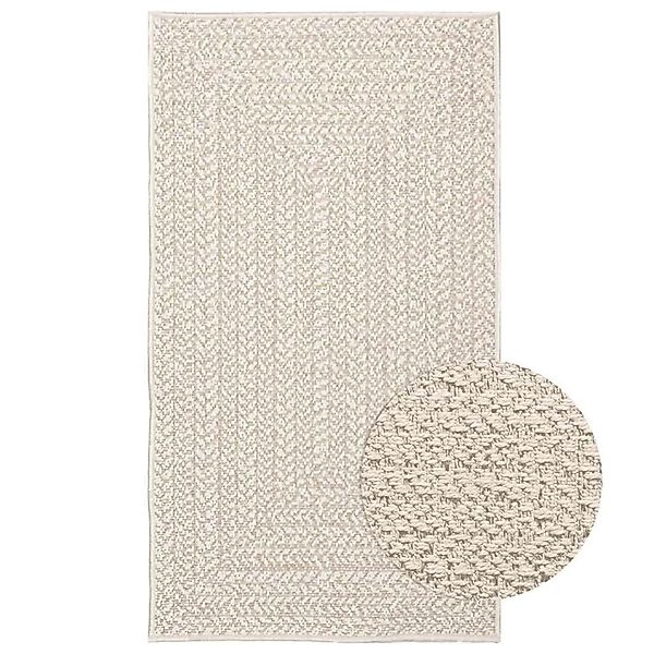 vidaXL Teppich ZIZUR Creme 60x110 cm Jute-Optik Indoor und Outdoor 4010358 günstig online kaufen