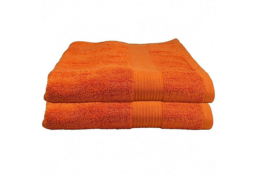 Julie Julsen Duschtücher 2-Duschtücher-Orange-Duschtuch 70 x 140 cm, Baumwo günstig online kaufen