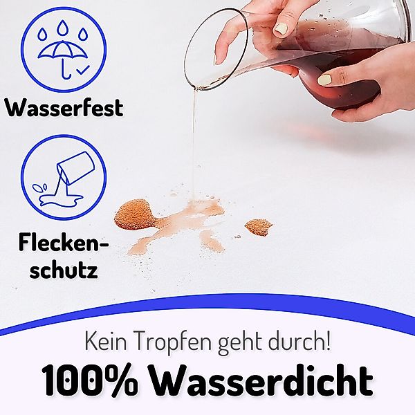 Matratzenschoner Wasserdicht 100% Baumwolle Inkontinenz Matratzenauflage günstig online kaufen