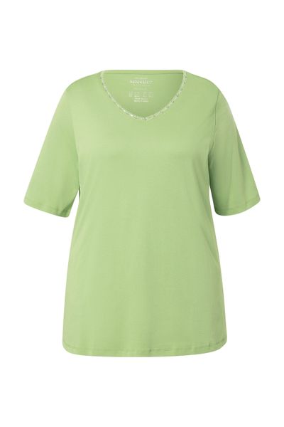Ulla Popken T-Shirt Pima Cotton Shirt günstig online kaufen