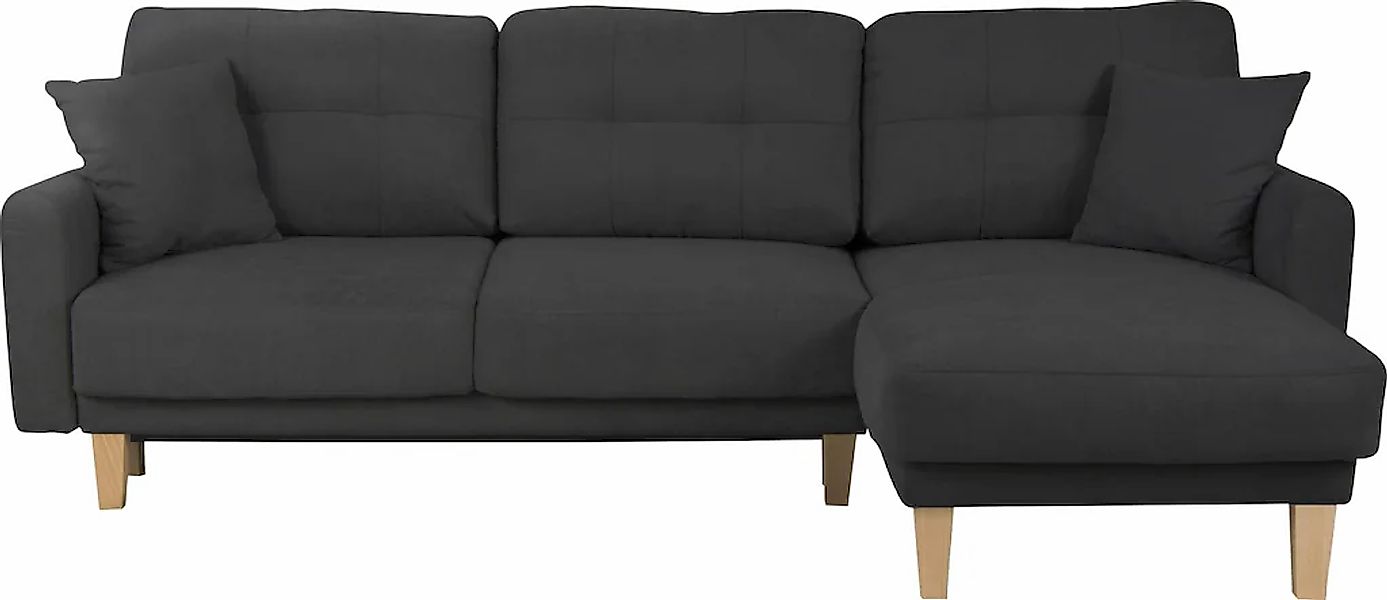 Home affaire Ecksofa "TRIPLO optionale Schlafsofa mit Bettkasten, Maße B/T/ günstig online kaufen