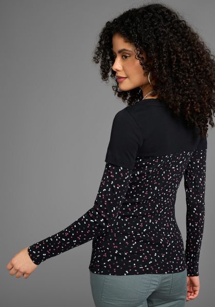 KangaROOS 2-in-1-Langarmshirt Langarm, bedruckt und gemustert, für die Frei günstig online kaufen