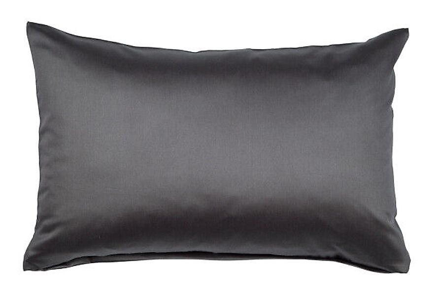 Janine Janine Mako-Satin Bettwäsche Colors 31001 titan Größe:  40x60 cm günstig online kaufen