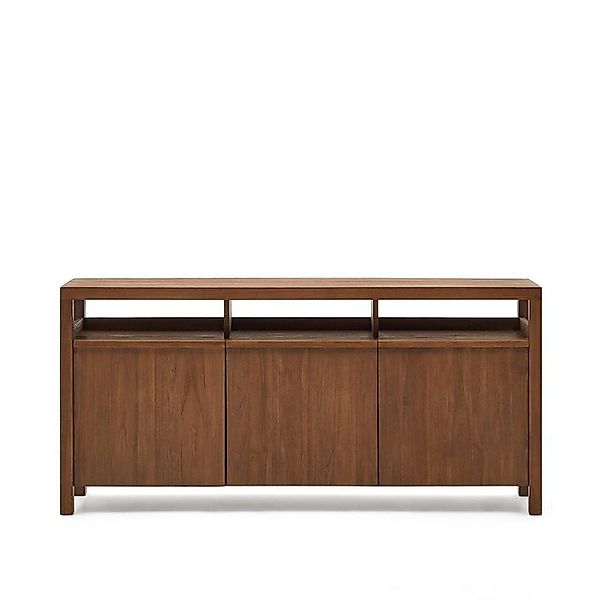 Natur24 Vitrine Sideboard Sashi 180 x 85 x 40 cm Teakholz günstig online kaufen