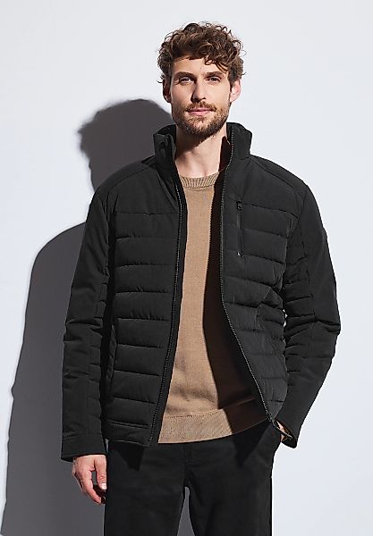 STREET ONE MEN Steppjacke ohne Kapuze im Biker Style günstig online kaufen