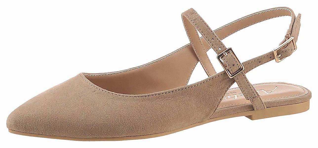 Aniston SHOES Slingpumps, Flat, Sommerschuh, Riemchensandale - neue KOLLEKT günstig online kaufen