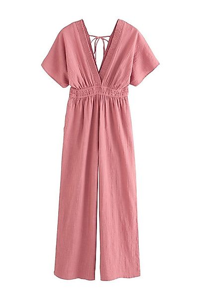 Next Jumpsuit Jumpsuit mit Ärmeln und weitem Beinschnitt (1-tlg) günstig online kaufen