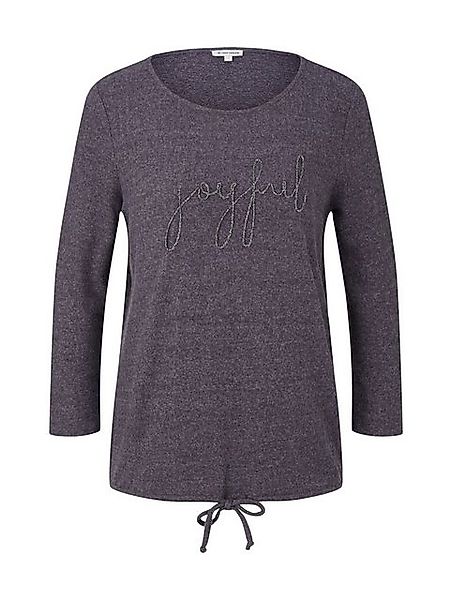 TOM TAILOR Longsleeve Shirt 7/8 Arm Shirt mit Rundhalsausschnitt und günstig online kaufen