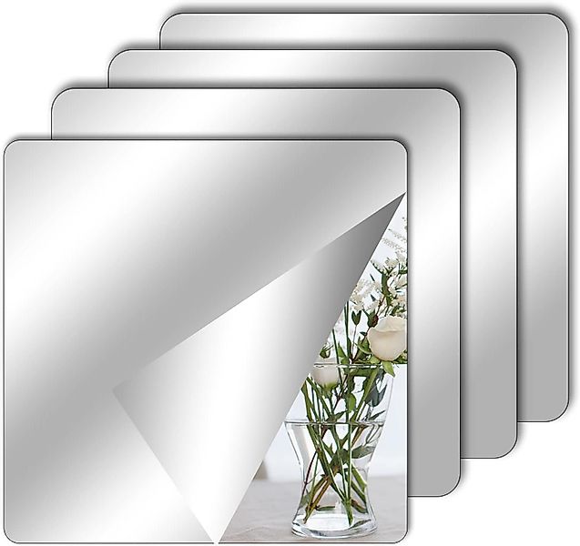 Coonoor Wandspiegel 4 Stück Fliesenspiegel Spiegel günstig online kaufen