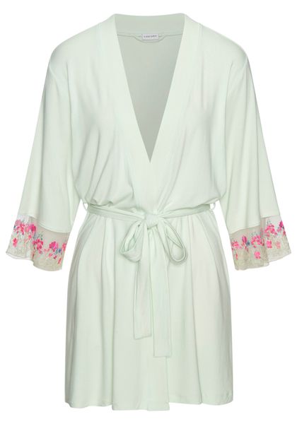 LASCANA Kimono, Kurzform, Viskose, Kimono-Kragen, Gürtel, günstig online kaufen