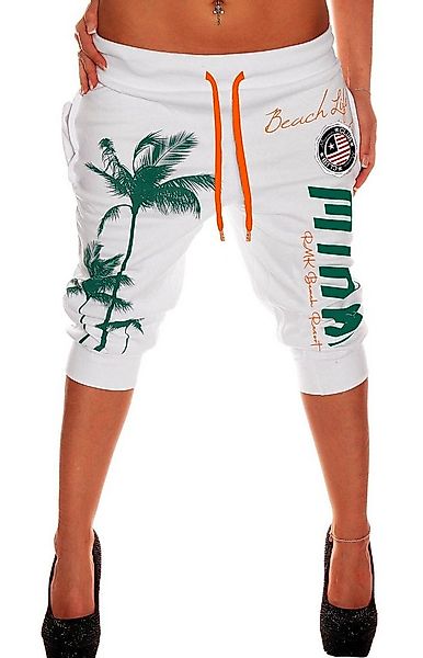 RMK Sweatshorts Damen Short Bermuda Kurze Jogginghose 3/4 Hose Sport Miami günstig online kaufen