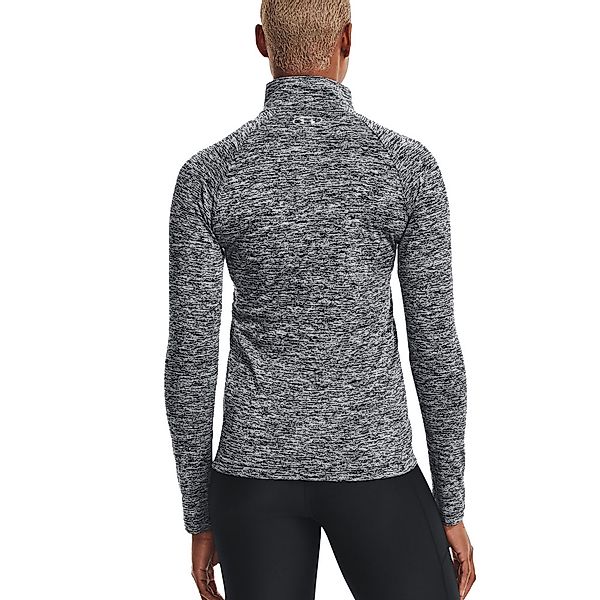 Under Armour Rush Tech 1/2 Zip Black/Metallic Silver günstig online kaufen